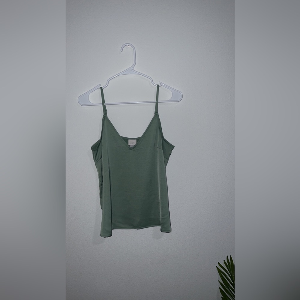 Green tank top